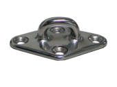 AISI 316 Pad Eye Diamond Base 80mm