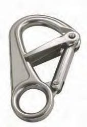 AISI 316 Double Safety Spring Hook 10x100mm