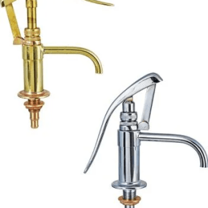 Fynspray Lever Pantry pump polished brass and Chrome Plated