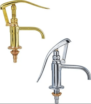 Lever Pantry pump polished brass and Chrome Plated Fynspray Lever Pantry pump polished brass and Chrome Plated