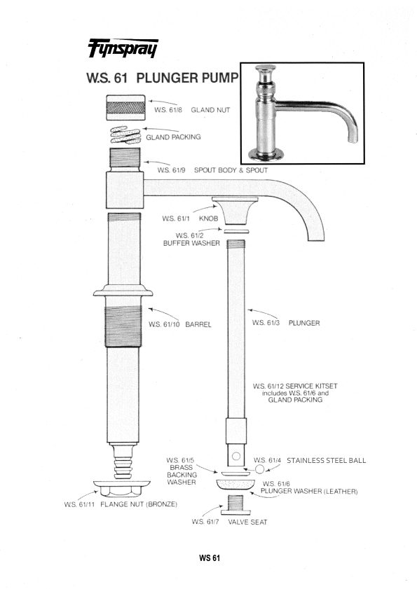 WS61 & WS610 - Repair Instructions